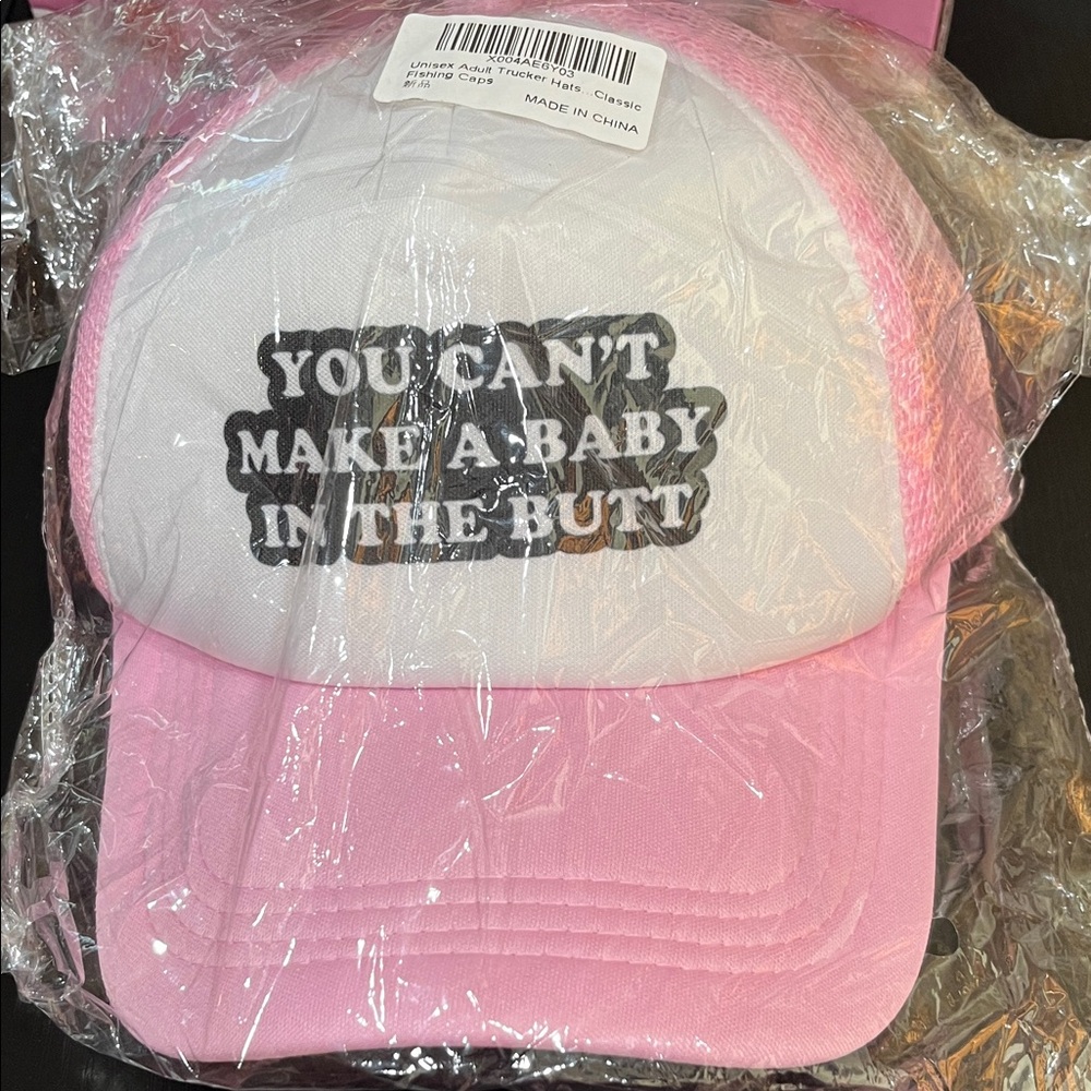 Trendy Pink Graphic Women's Cap New